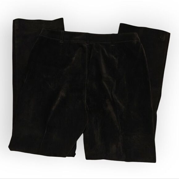 Danier Canada 100% Genuine leather Suede black pants size 8 - Picture 8 of 10